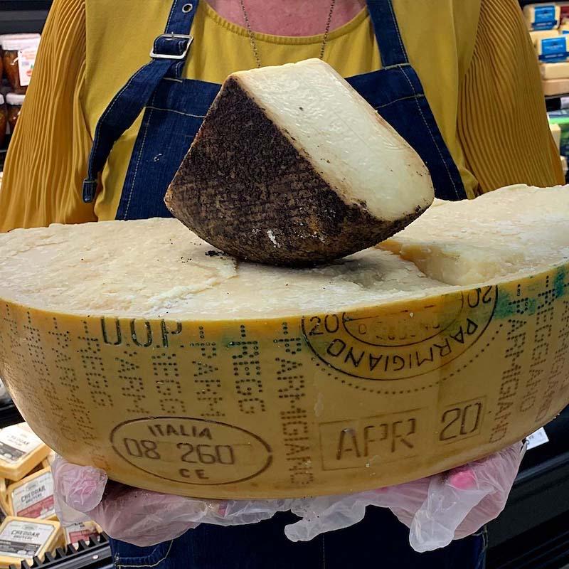 Giant block of cheese.